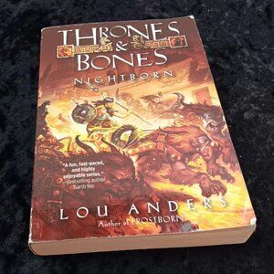 Lou‎ Anders Thrones Bones Series Books Signed Softcover- Fantasy 2015